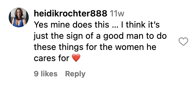 Instagram comment